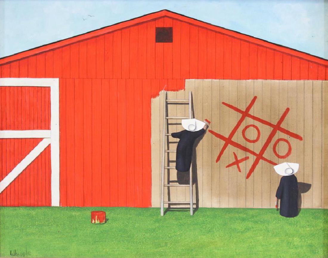 WHIPPLE, Frank. Oil on Board. "Whipple's Wimple" (1 of 4)
