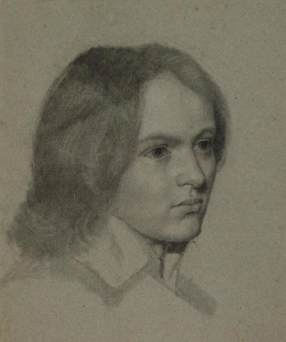 Attributed to Phillip Otto Runge. Charcoal on (1 of 7)