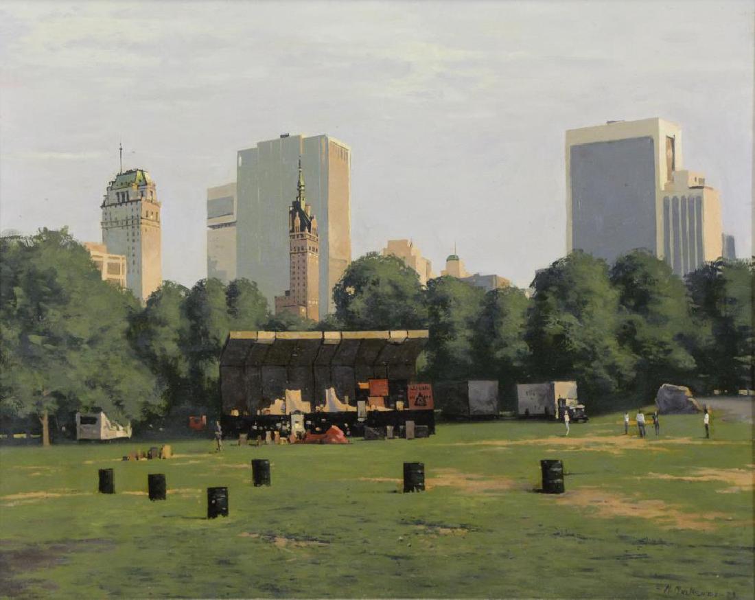 MACKENZIE, Malcolm. Oil on Board. "After the (1 of 9)