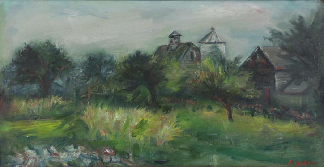 ZUCKER, Jacques. Oil on Canvas. Landscape with (1 of 7)