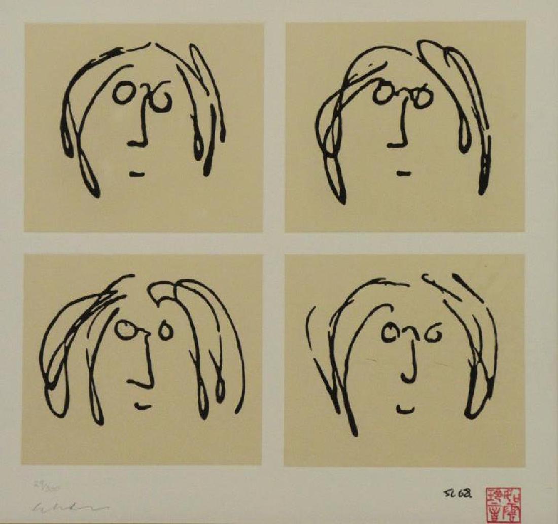 LENNON, John (After). Screenprint. "Mind Games". (1 of 4)