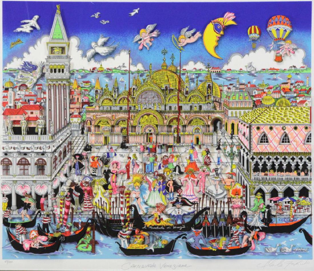 FAZZINO, Charles. "Carnevale Veneziana". 3-D (1 of 7)