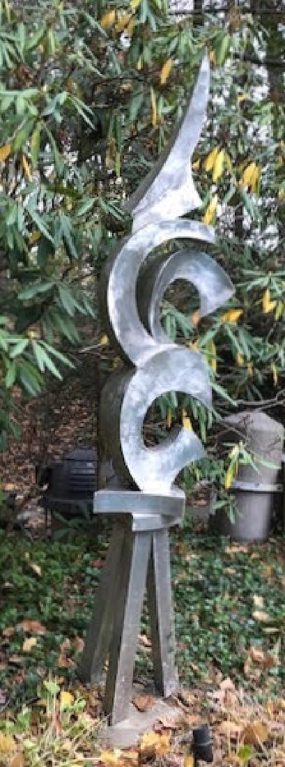 ROPER, John. Large Stainless Steel Sculpture. (1 of 5)