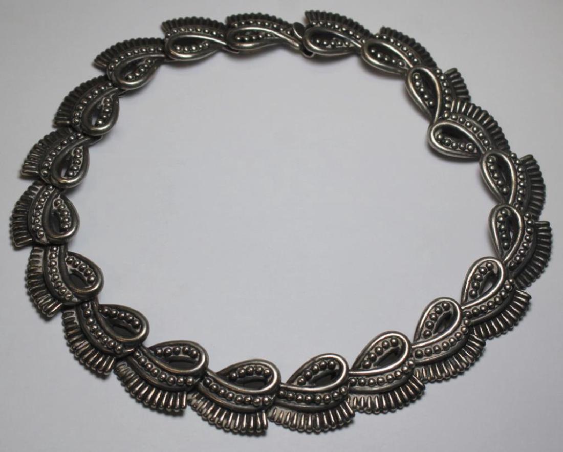 JEWELRY. Los Castillos Mexican Sterling Necklace. (1 of 5)