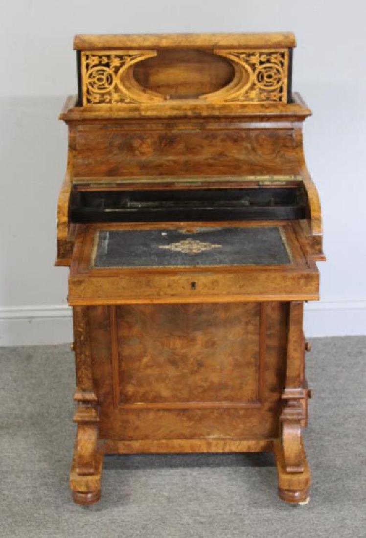 19th Century English Walnut Davenport Desk. (1 of 7)