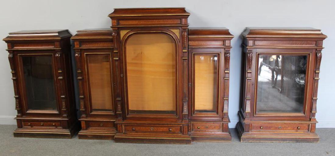 Magnificent Victorian 3 Piece Eastlake Bookcase . (1 of 9)