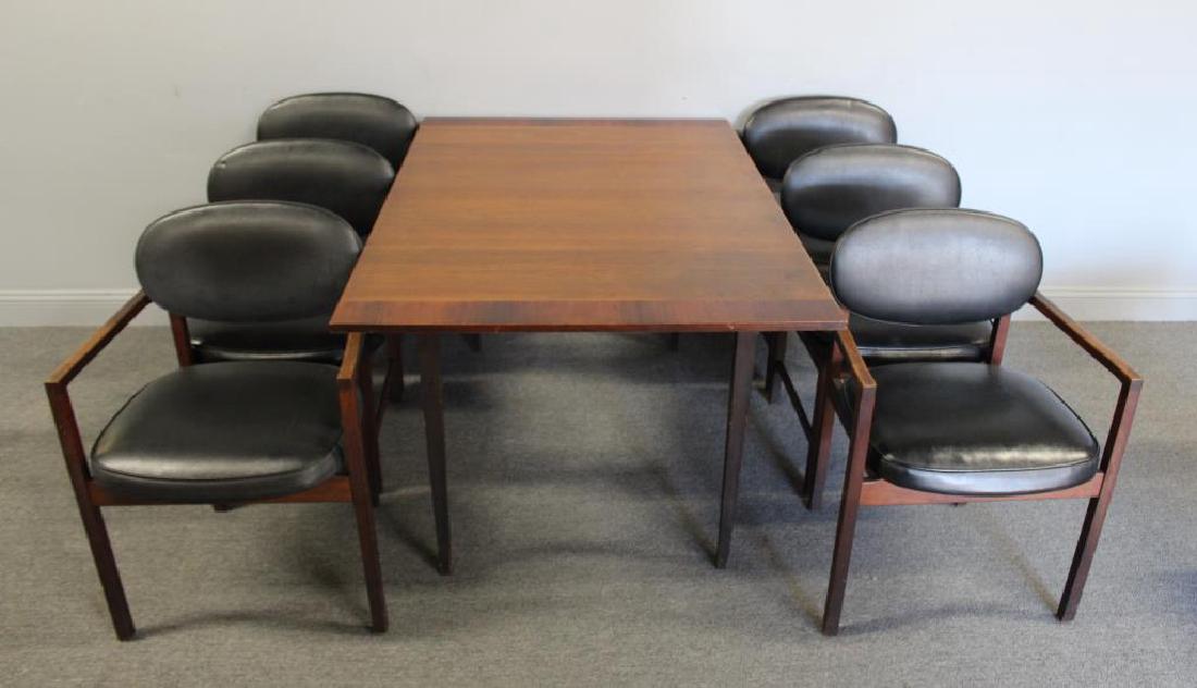 MIDCENTURY. Dining Table and 6 Chairs . (1 of 8)