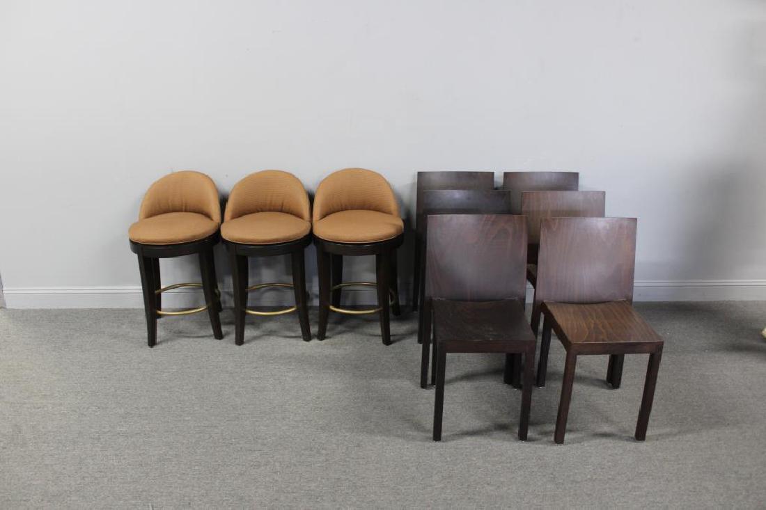 6 Contemporary Italian Wood Chairs Together (1 of 6)