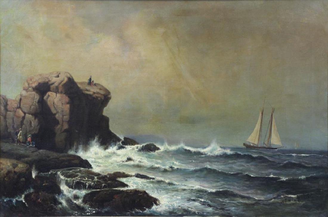 DE HAAS, Mauritz F. H. Oil on Canvas. Seaside (1 of 6)