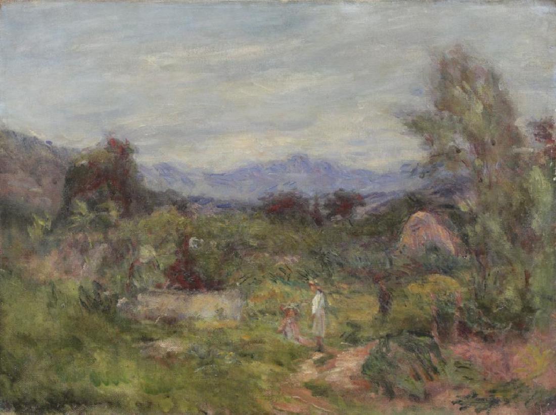 Manner of Renoir. Impressionist Oil on Canvas. (1 of 7)