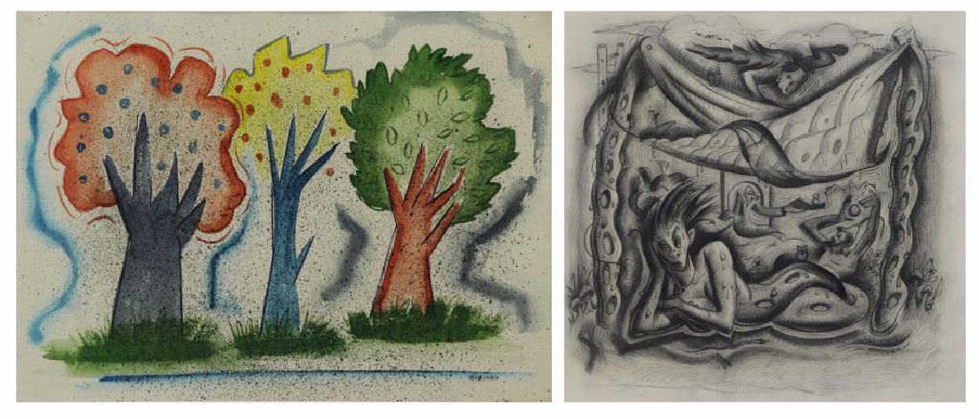 MARINKO, George. Two Works on Paper. (1 of 12)
