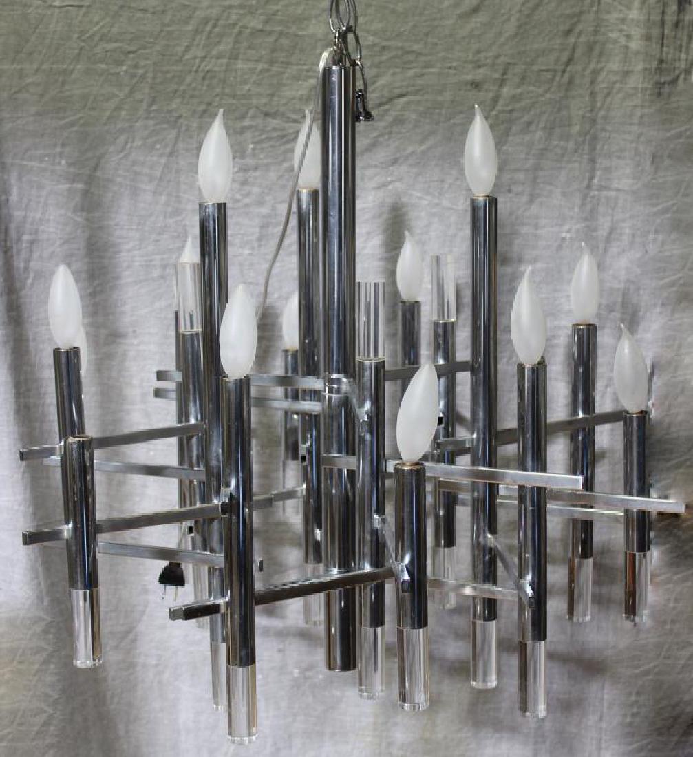 Midcentury Gaetano Sciolari Chandelier. (1 of 4)