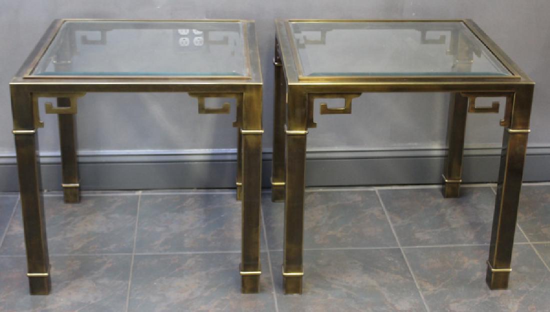 MASTERCRAFT. Pair of Asian Modern Brass / (1 of 4)