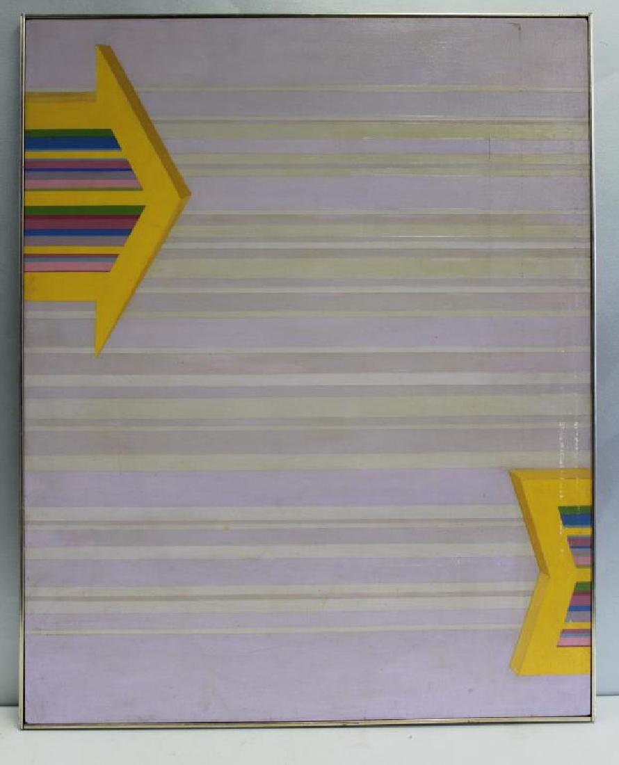 GARDNER PREMINGER, Mary. Oil on Canvas. Abstract. (1 of 7)