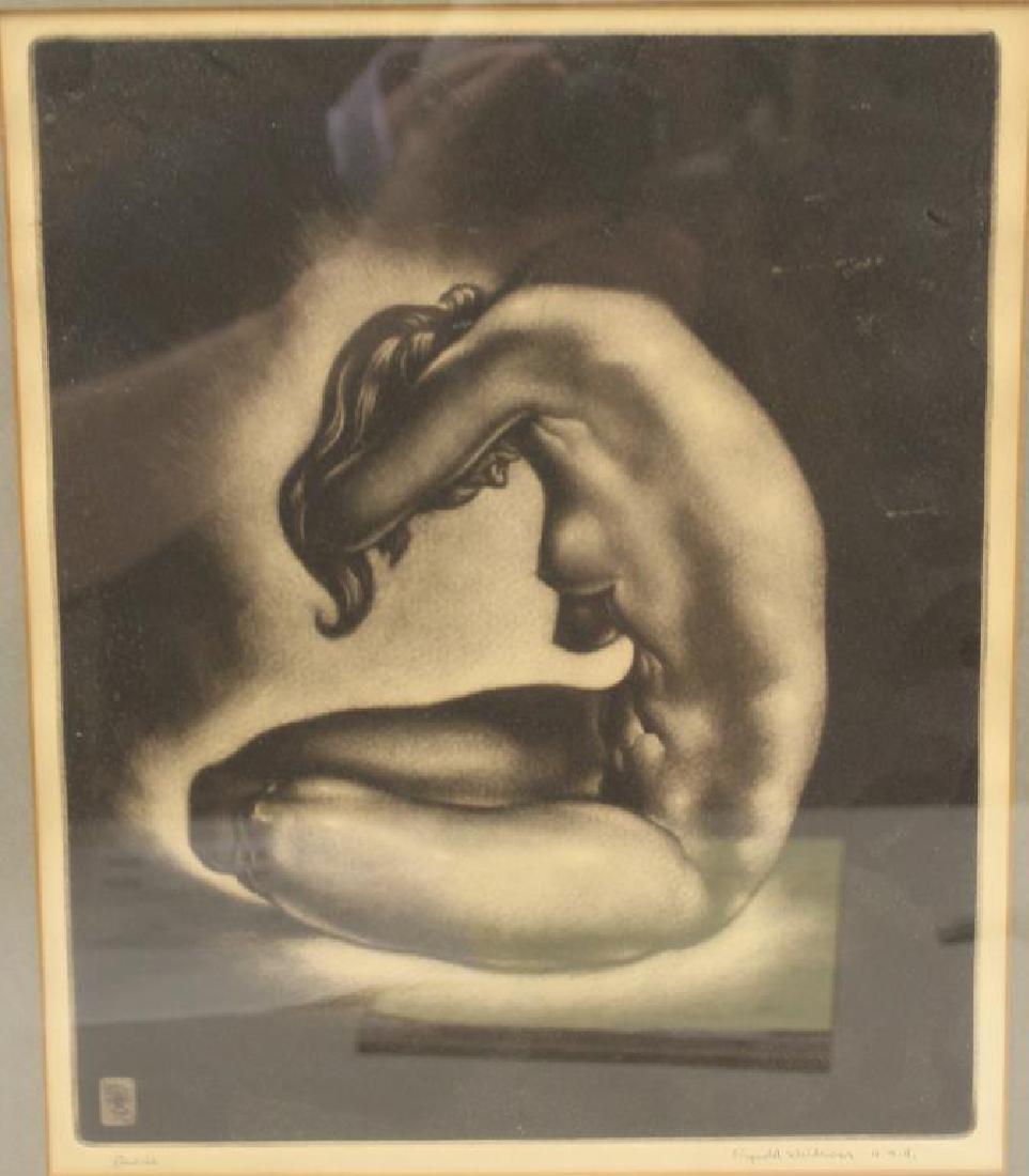 WEIDENAAR, Reynold. Etching. "Reverie". (1 of 6)