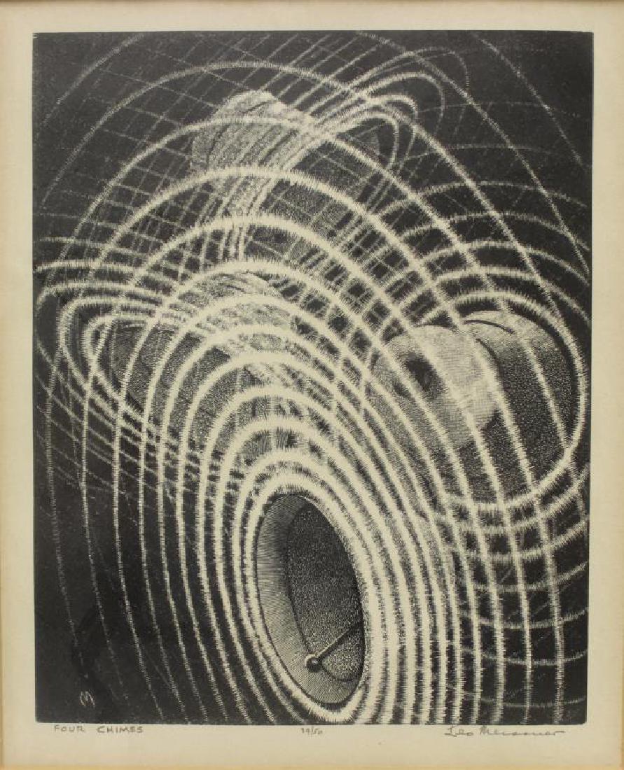 MEISSNER, Leo. Lithograph. "Four Chimes". (1 of 5)