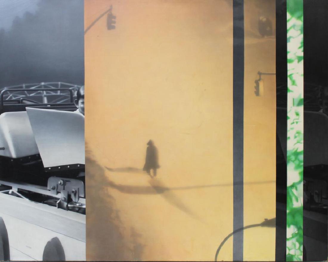 MCCABE, Jim. Oil on Canvas. Modern Composition (1 of 3)