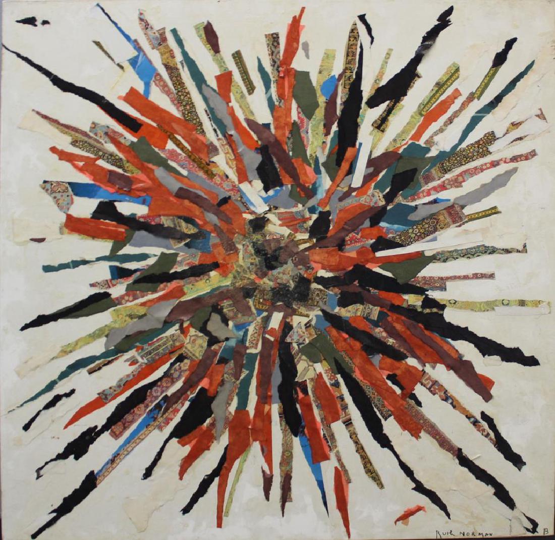 NORMAN, Ruth. Mixed Media Collage on Canvas. (1 of 4)