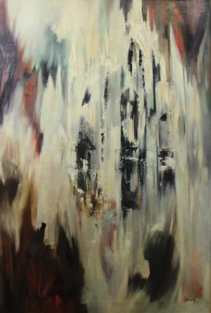 YOUNG, Herb. Oil on Canvas. "del Duomo". 1959. (1 of 8)