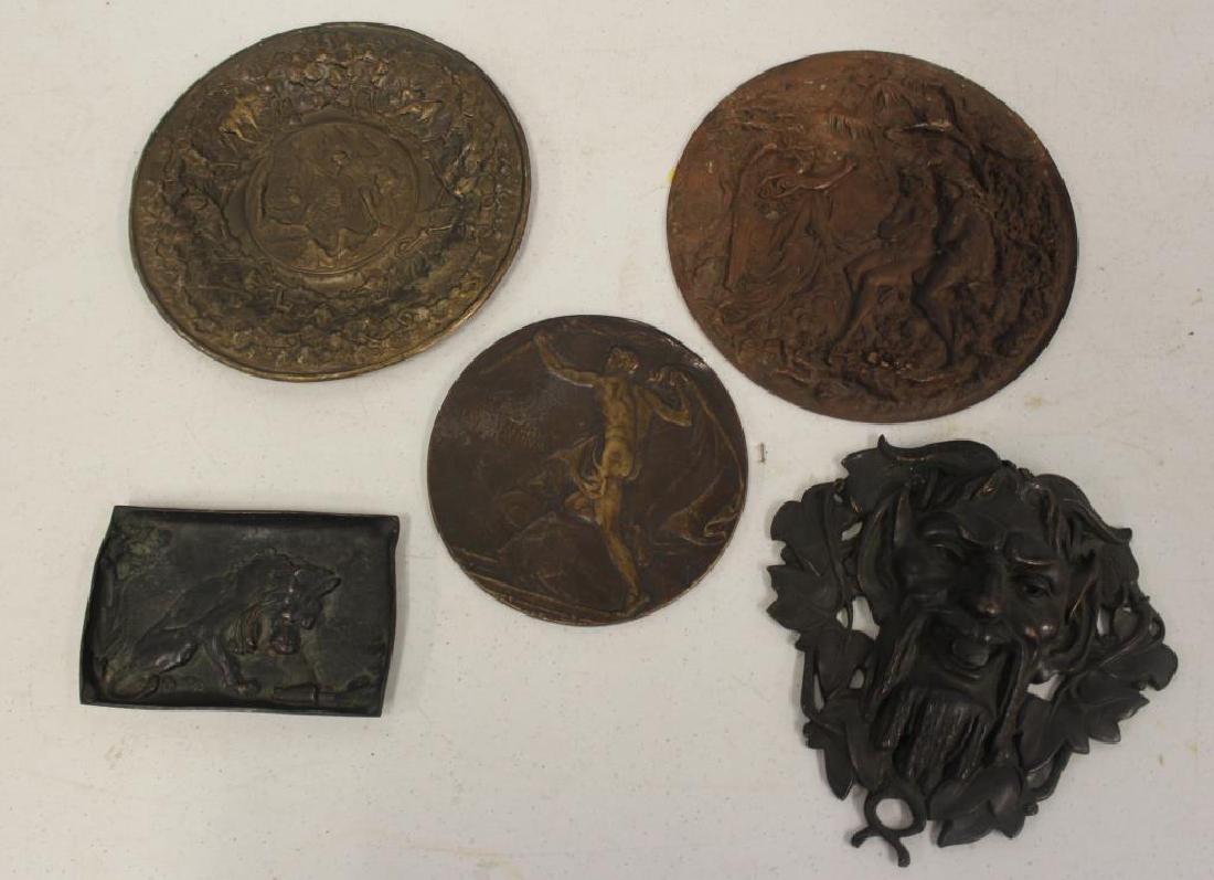 Grouping Of Assorted Antique Bronzes. (1 of 8)