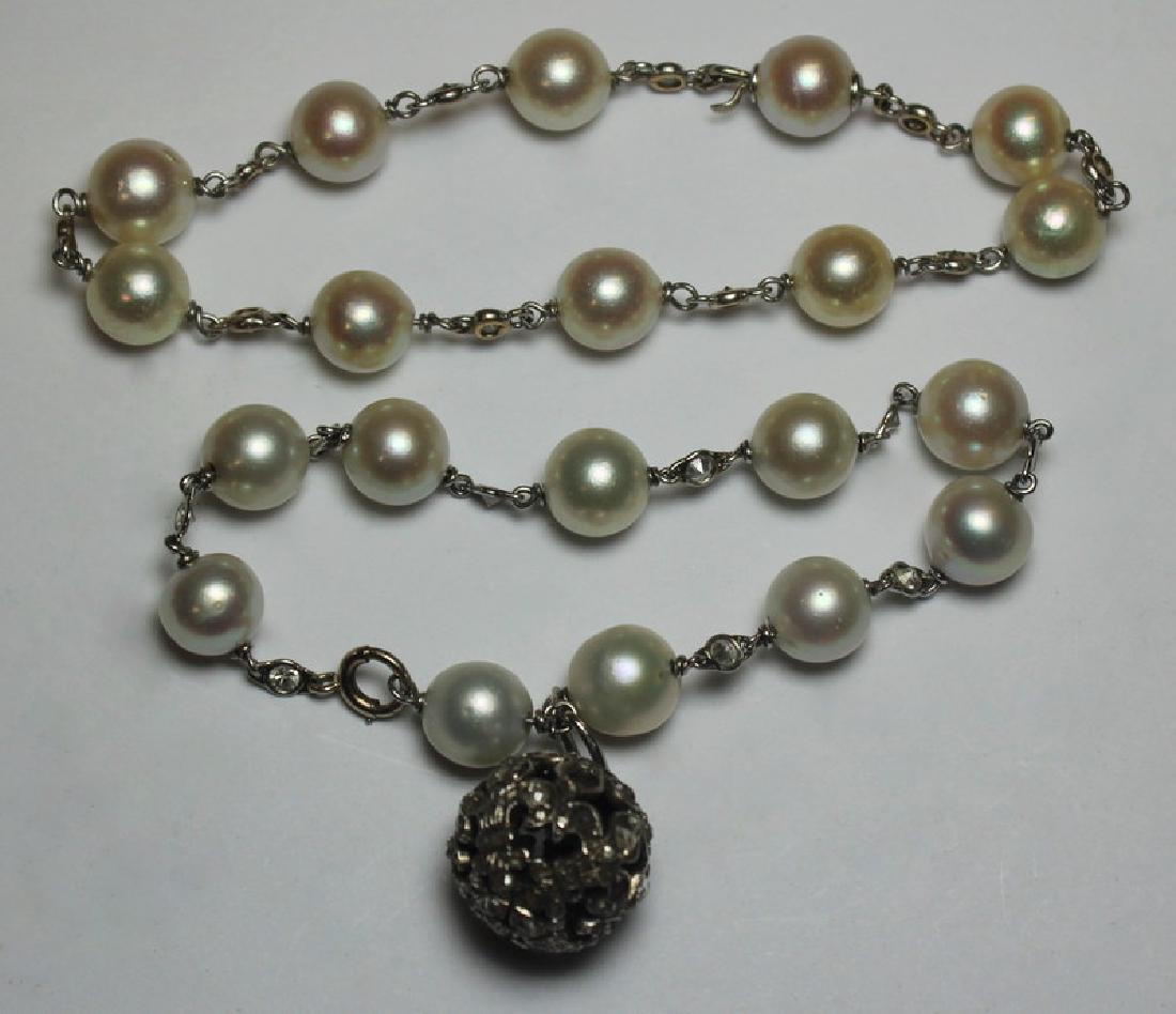 JEWELRY. (2) Diamond and 14kt Gold Bracelets. (1 of 6)