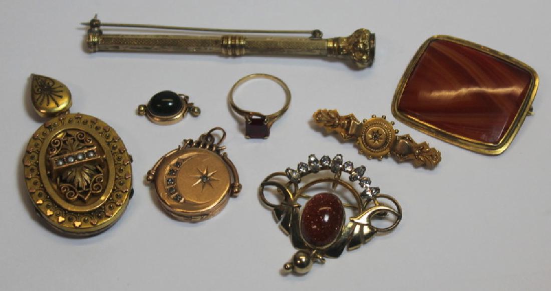 JEWELRY. Antique/Vintage Jewelry Grouping. (1 of 12)