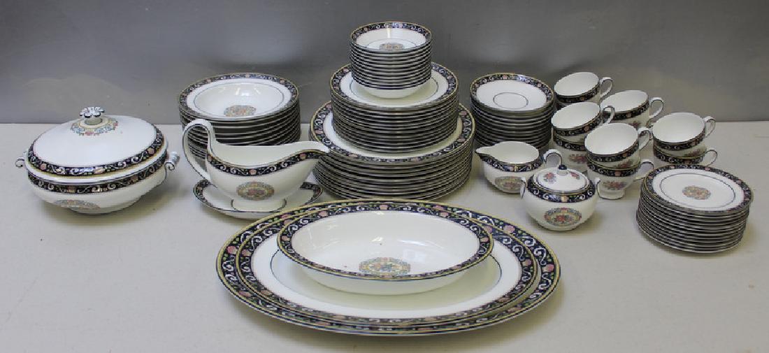 WEDGWOOD. "Runnymede" Porcelain Service for 12. (1 of 9)
