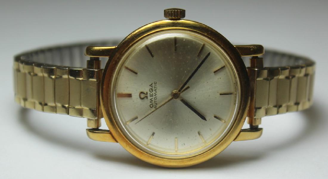 JEWELRY. Ladies Omega Gold Watch, Ref No 161 004. (1 of 5)