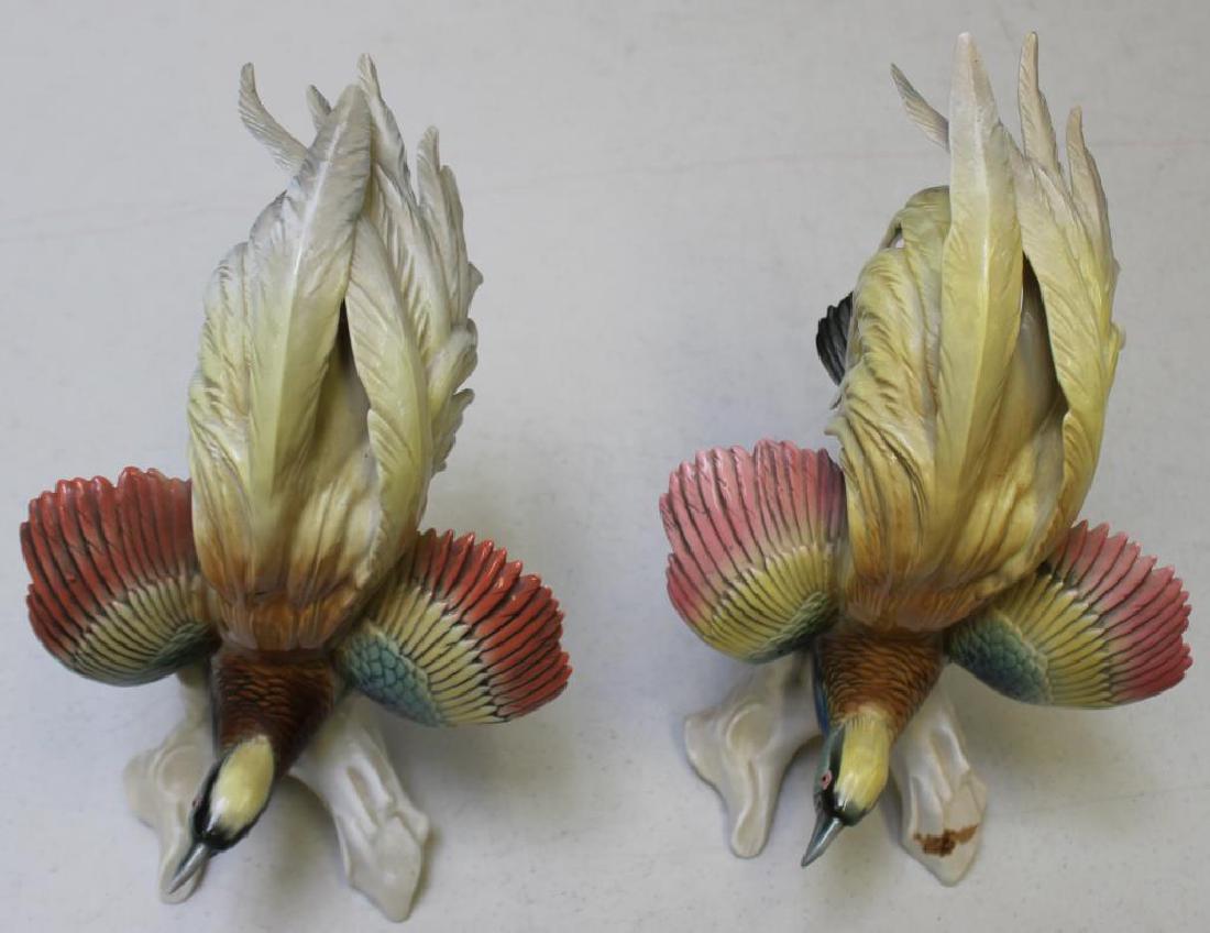 Pair Of Early Mark Herend Porcelain Parrots (1 of 7)
