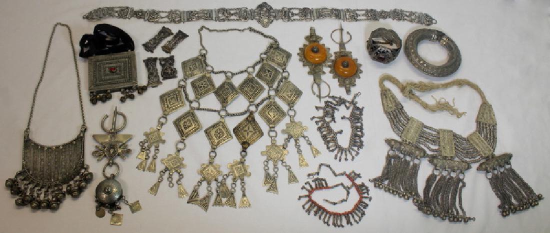 JEWELRY. Large Grouping of Tribal Jewelry. (1 of 10)