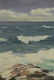 CIMIOTTI, Gustave. Oil on Board. "The Gray Blue - 3