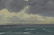 CIMIOTTI, Gustave. Oil on Board. "The Gray Blue - 4