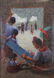 BUFF, Conrad. Oil on Board. Unexpected Visitors.