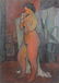 MOSCA, August. Oil on Canvas. Nude with Plant,1955