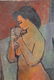 MOSCA, August. Oil on Canvas. Nude with Plant,1955 - 3