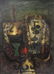 COIGNARD, J. Oil on Canvas "Bouteille et Raisins".