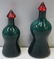2 Barovier Art Glass Bottles with Stoppers.