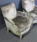 Pair of Down Filled Louis XVI Style Arm Chairs. - 3