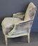 Pair of Down Filled Louis XVI Style Arm Chairs. - 5