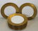 HEUTCHENREUTHER. Set of 10 Gilt Trim