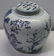 Blue and White "Three Friends of Winter "Ginger Jar. - 3