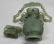 Hanging Jade Vase With Cover and Stand . - 4