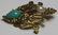 JEWELRY. 14kt Gold and Turquoise Jewelry Grouping. - 3