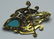 JEWELRY. 14kt Gold and Turquoise Jewelry Grouping. - 4