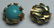 JEWELRY. 14kt Gold and Turquoise Jewelry Grouping. - 7