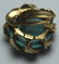JEWELRY. 14kt Gold and Turquoise Jewelry Grouping. - 8