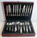 STERLING. 66 Pc. Georg Jensen Cypress Flatware Set - 2