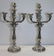 SILVER. Pair of Austro-Hungarian Silver Candelabra