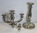 SILVER. Pair of Austro-Hungarian Silver Candelabra - 3