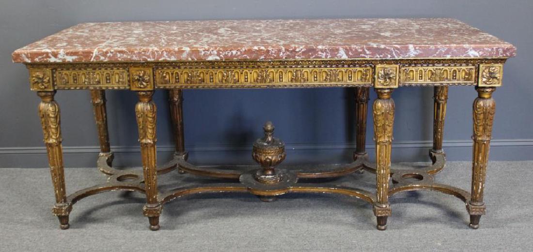 Large and Impressive Louis XVI Marbletop Console. (1 of 6)